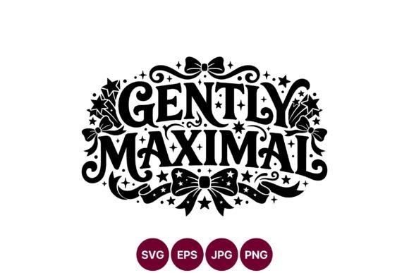 Download Gently Maximal Decorative Typography - Decorative Collection