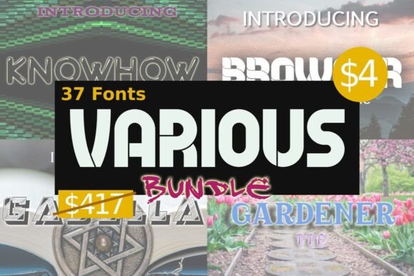 Download Various Fonts Bundle - S fonts Collection