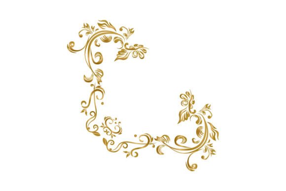 Download Golden Decorative Floral Luxury Ornament - Decorative Collection