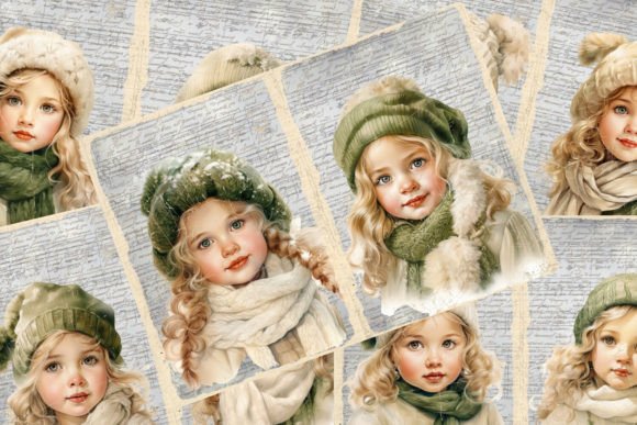 Download Pack of Autumn Baby Girl Junk Journals - Premium Resources